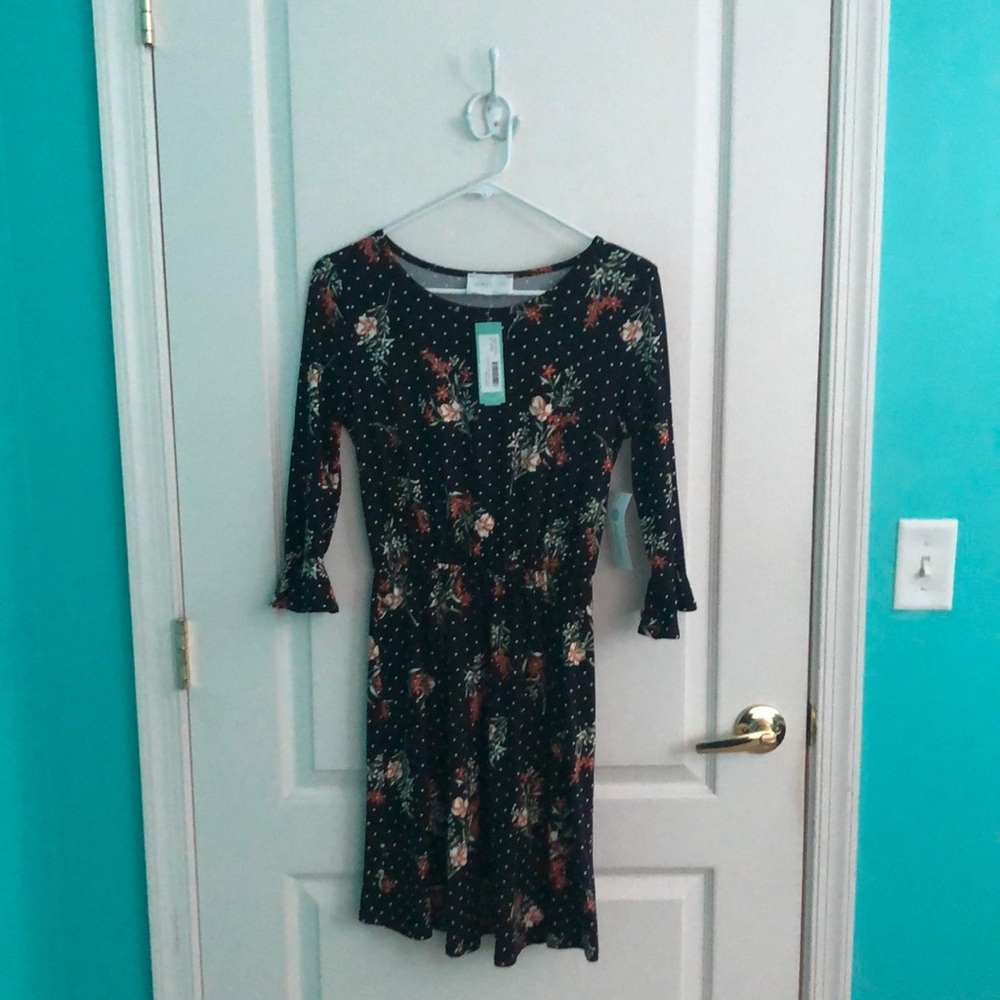 French Grey Kelton Brushed Knit Dress